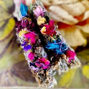 2 Hand Rolled Embellished Fresh Lavender Bundles